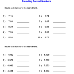 7th Grade Decimals Worksheets Thekidsworksheet