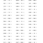 9 Dividing Decimals Worksheet Worksheeto