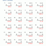 Adding Decimals Worksheet 5th Grade Fifth Grade Math Worksheets Free