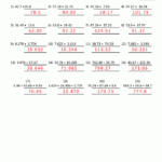 Adding Decimals Worksheet 5th Grade Fifth Grade Math Worksheets Free