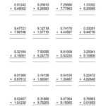 Adding Decimals Worksheet For 5th 6th Grade KS2 Free Printable PDF