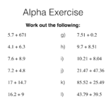 Adding Decimals Worksheet Pdf