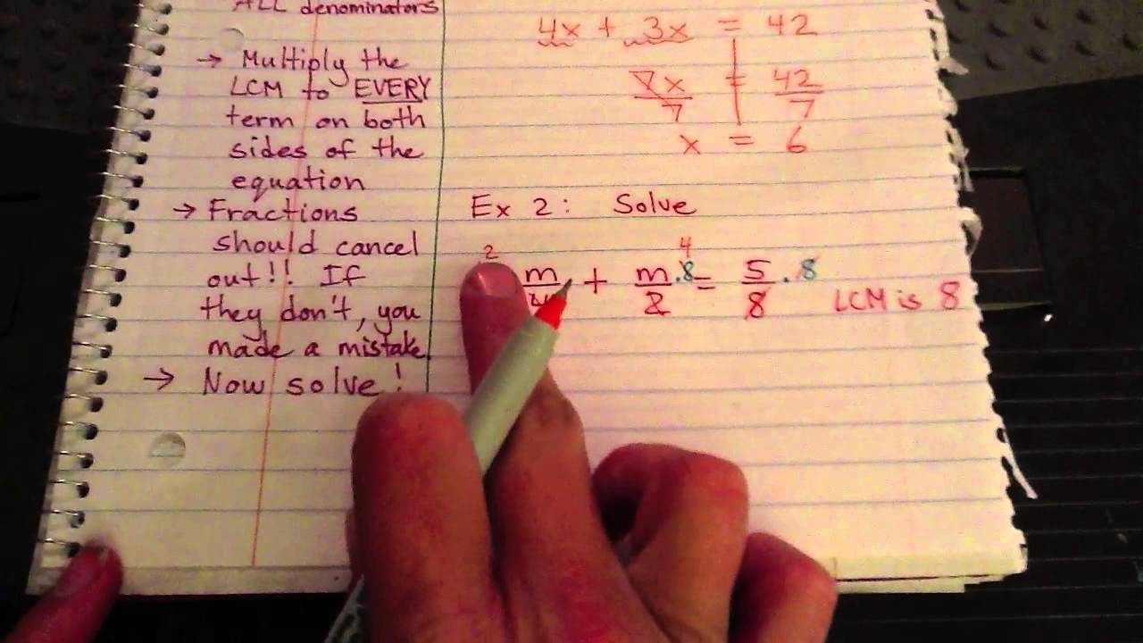 Algebra Ch 2 Fraction Decimal Busters YouTube