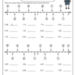 Coloring Page Super Teacher Worksheets Teaching Decimals Number Line