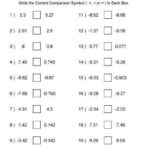 Comparing Decimals Worksheet Grade 5 Pdf Kidsworksheetfun