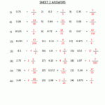 Convert Fractions To Decimals Worksheets Free Printable Printable