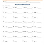 Converting Decimals To Fractions Worksheet EduMonitor