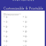 Converting Fractions To Decimals Worksheet Fractions To Decimals