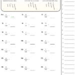 Converting Fractions To Decimals Worksheet With Answers Download