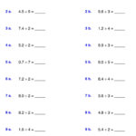 Decimal Division Worksheets K5 Learning Grade 5 Math Worksheets