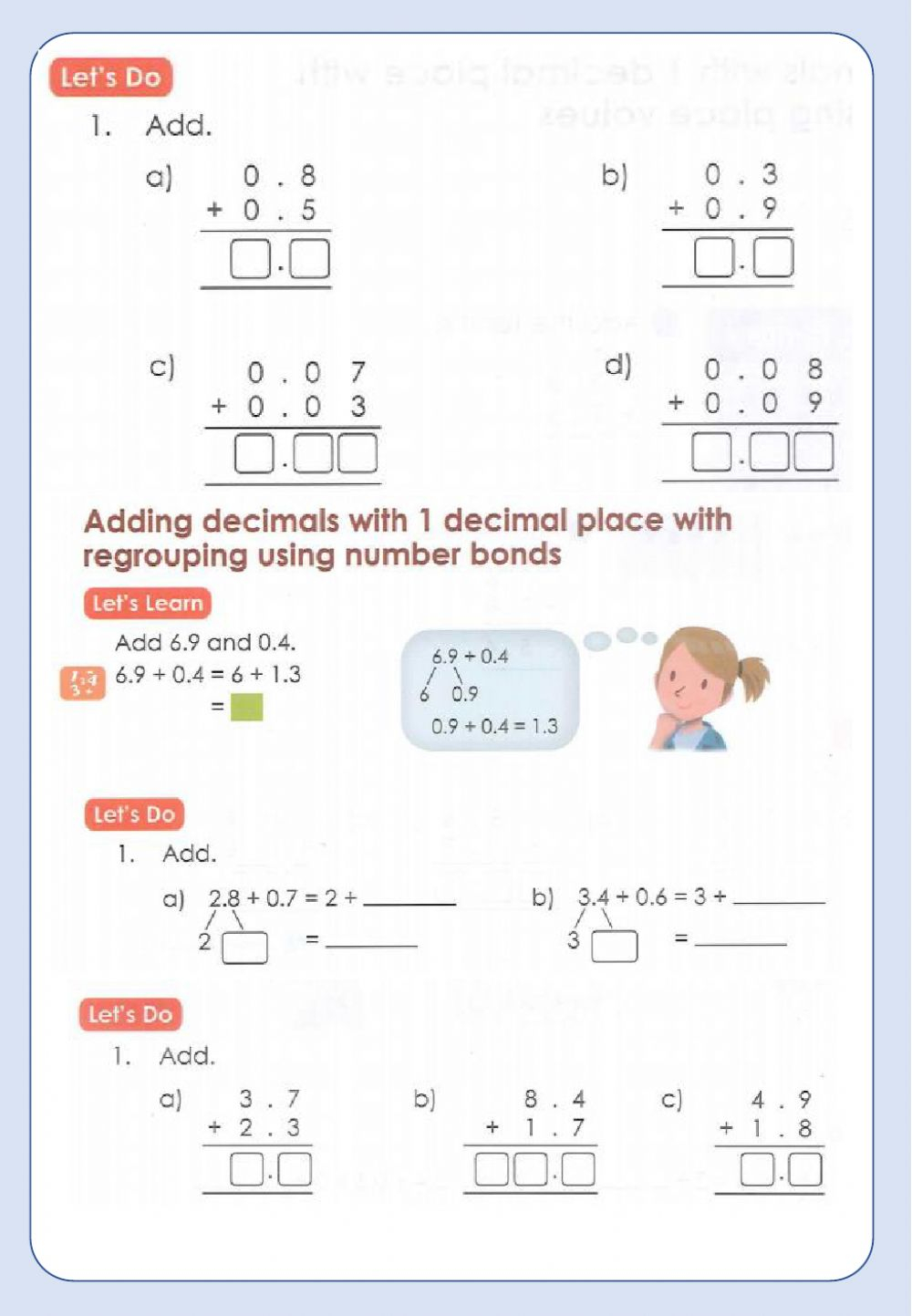 Decimal Operations Worksheet Homeschooldressagecom Socialwebrowsing 