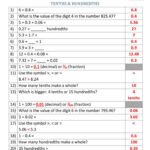 Decimal Place Value Quiz 2 Answers Place Value With Decimals Place