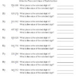 Decimal Place Value Worksheets In 2020 Place Value Worksheets Place