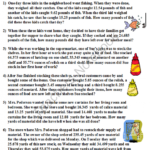 Decimal Word Problems All Operations Multi Step By Word Problems