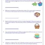 Decimal Word Problems Worksheets