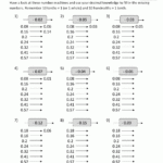 Decimal Worksheets Decimals Tenths And Hundredths Worksheet Donovan