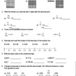 Decimals And Fractions Quiz Worksheet