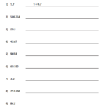 Decimals In Expanded Form Worksheets Expanded Form Decimals