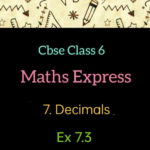 Decimals Revision