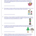 Decimals Word Problems Worksheet