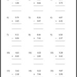 Decimals Worksheets Decimals Worksheets Grade 5 Math Worksheets