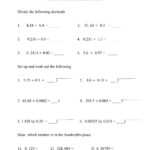 Dividing Decimals Worksheet Pdf Dividing Decimals By 1000 A Luna Kelvin