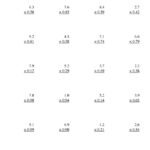 Dizzy Over Decimals Multiplying Decimals 1 Worksheet Education