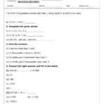 Ejercicio De Decimals Class 5