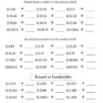 Ejercicio De Rounding Whole Numbers Decimals Tenths And Hundredths