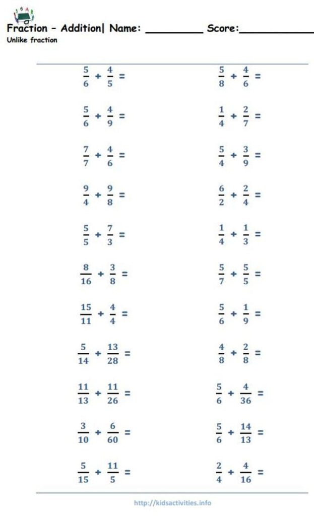 Equivalent Fractions Worksheet 4th Grade Pdf Printable 4th Grade 