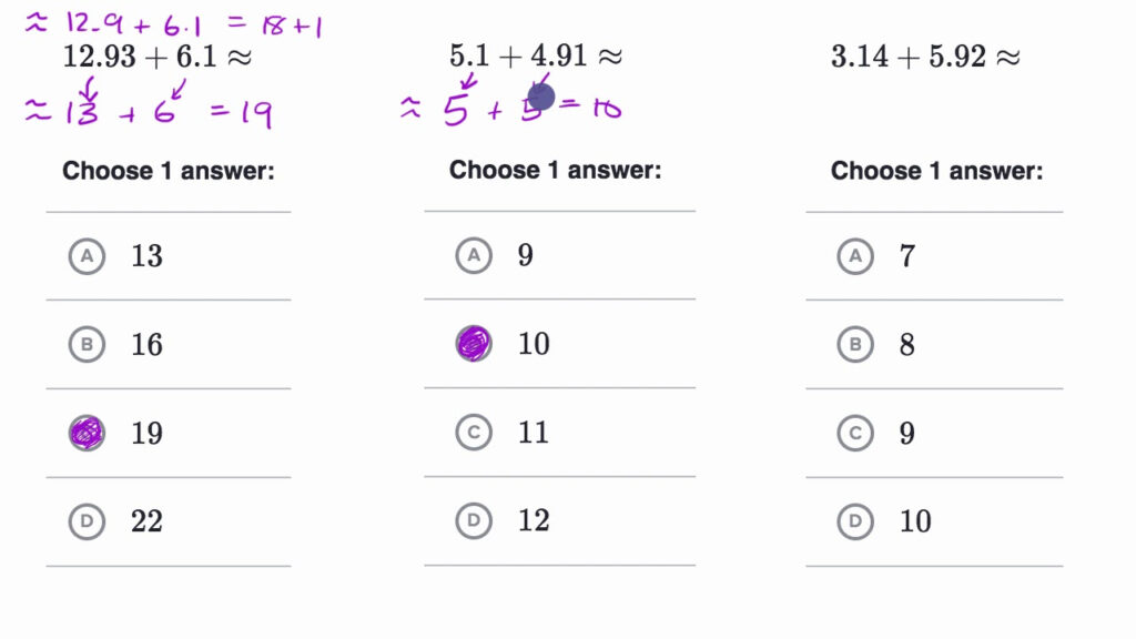 Estimating Adding Decimals YouTube