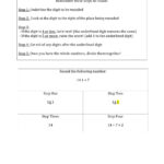 Estimating Decimal Quotients Worksheet