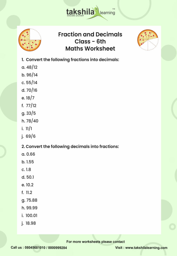 Fifth Grade Math Worksheets Free Printable K5 Learning Decimals Class 