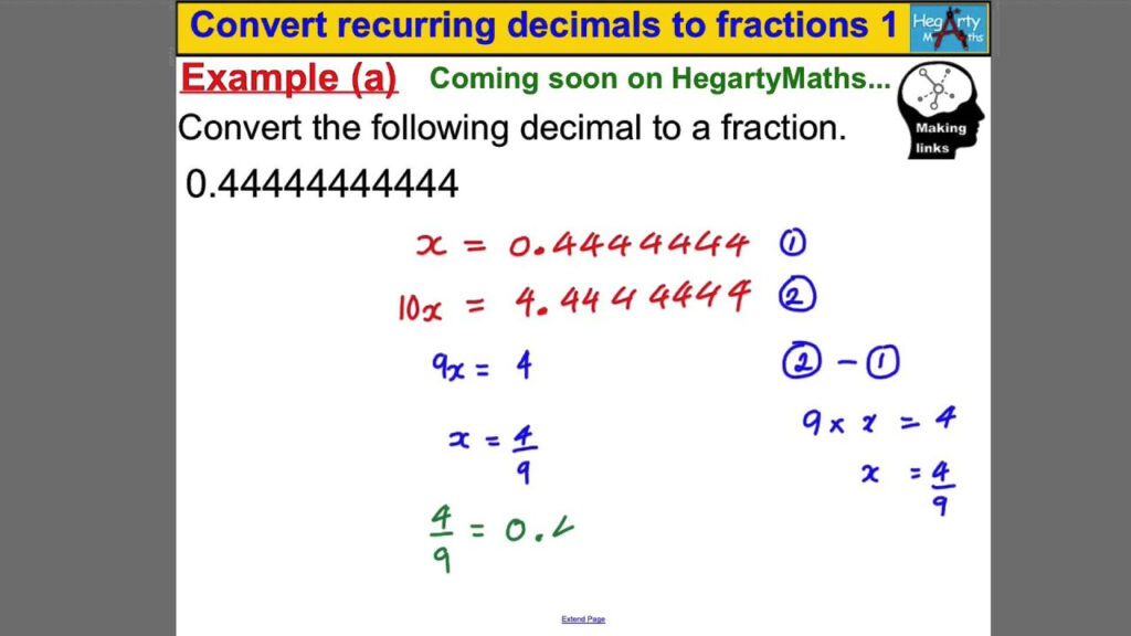 Finding Repeating Decimals Worksheets Worksheets Key