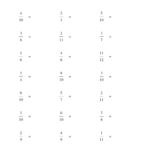 Fraction Decimal Percent Conversion Worksheet