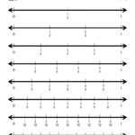 Fractions On A Number Line Worksheets