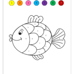 Free Printable Color By Numbers Worksheets Color Recognition For