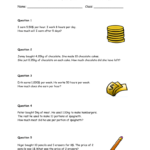 Grade 5 Decimals Word Problems