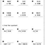 Grade 5 Math Multiplying Decimals Worksheets Decimal Worksheets