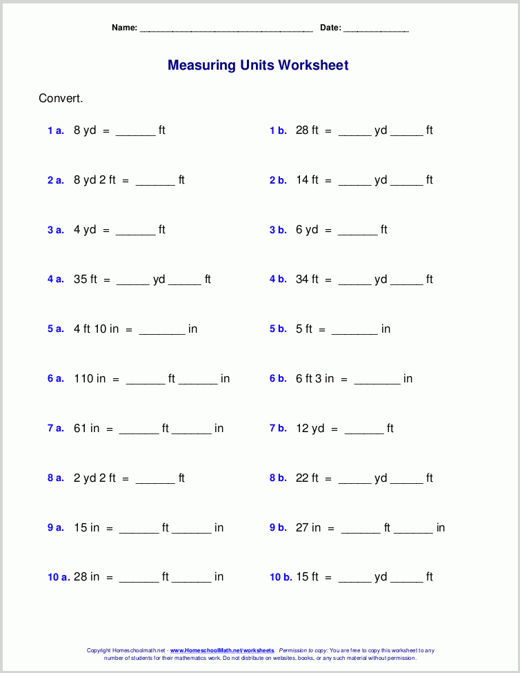 Grade 5 Math Worksheets Convert Metric Lengths With Decimals K5 