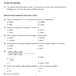 Grade 6 Decimals Math Practice Questions Tests Worksheets