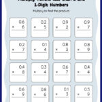 Grade 6 Multiplication Of Decimals Worksheets Free Printable K5