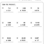 Grade 6 Multiplication Of Decimals Worksheets Free Printable K5