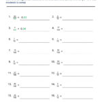 Grade 6 Worksheets Decimal By Decimal Multiplication 1 4 Digits K5