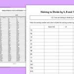 Halving Decimals Ks2 Halting Time