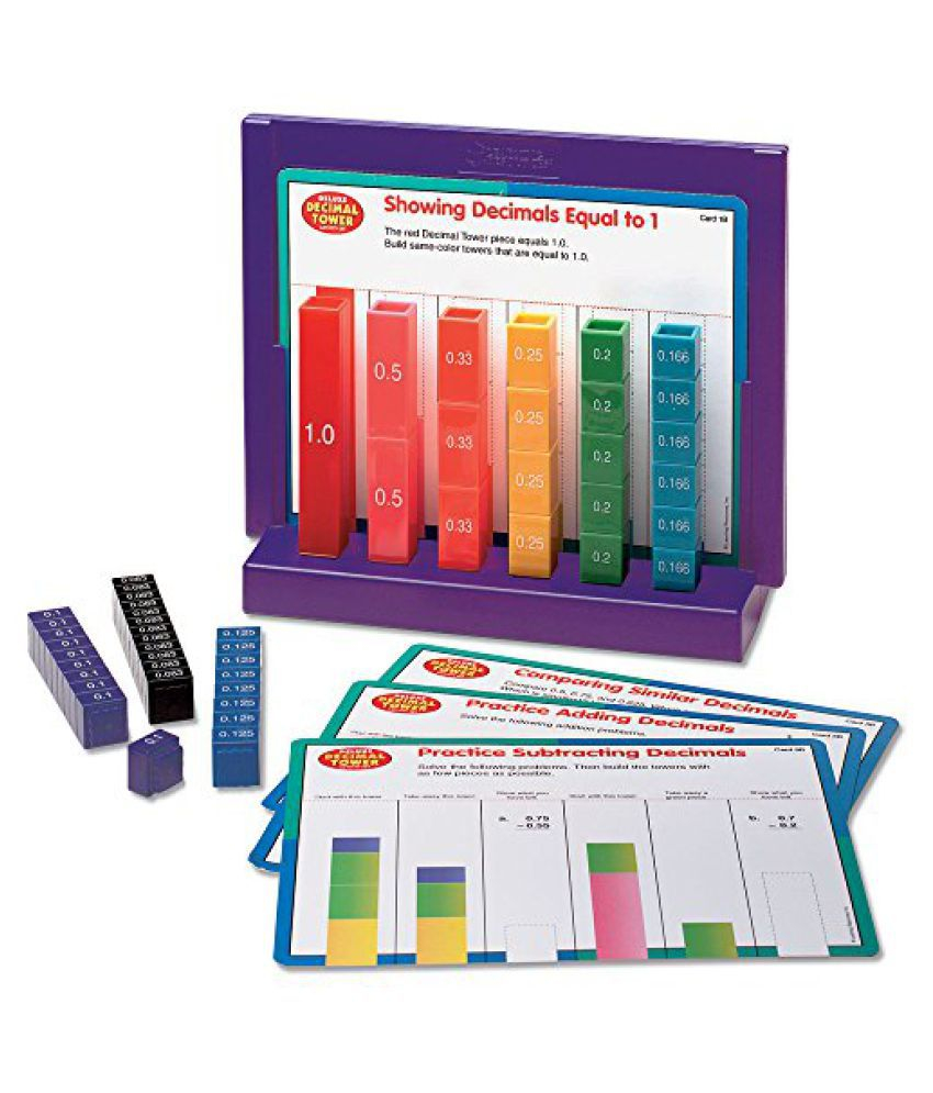 Learning Resources Decimal Deluxe Tower Activity Set Buy Learning 