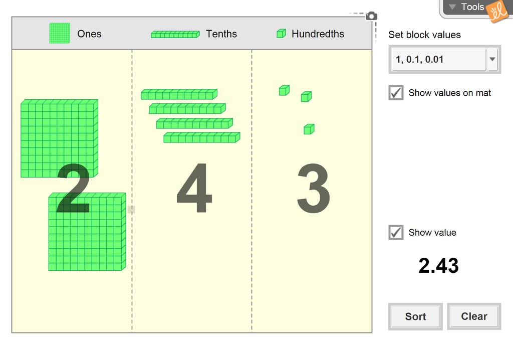 Modeling Whole Numbers And Decimals Base 10 Blocks Gizmo Lesson 