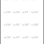 Multiplication And Division Of Decimals Worksheets Pdf Times Tables