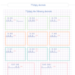 Multiply And Divide Decimals Worksheets