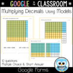 Multiplying Decimals Using Area Models Worksheets Lloyd Thornhill s